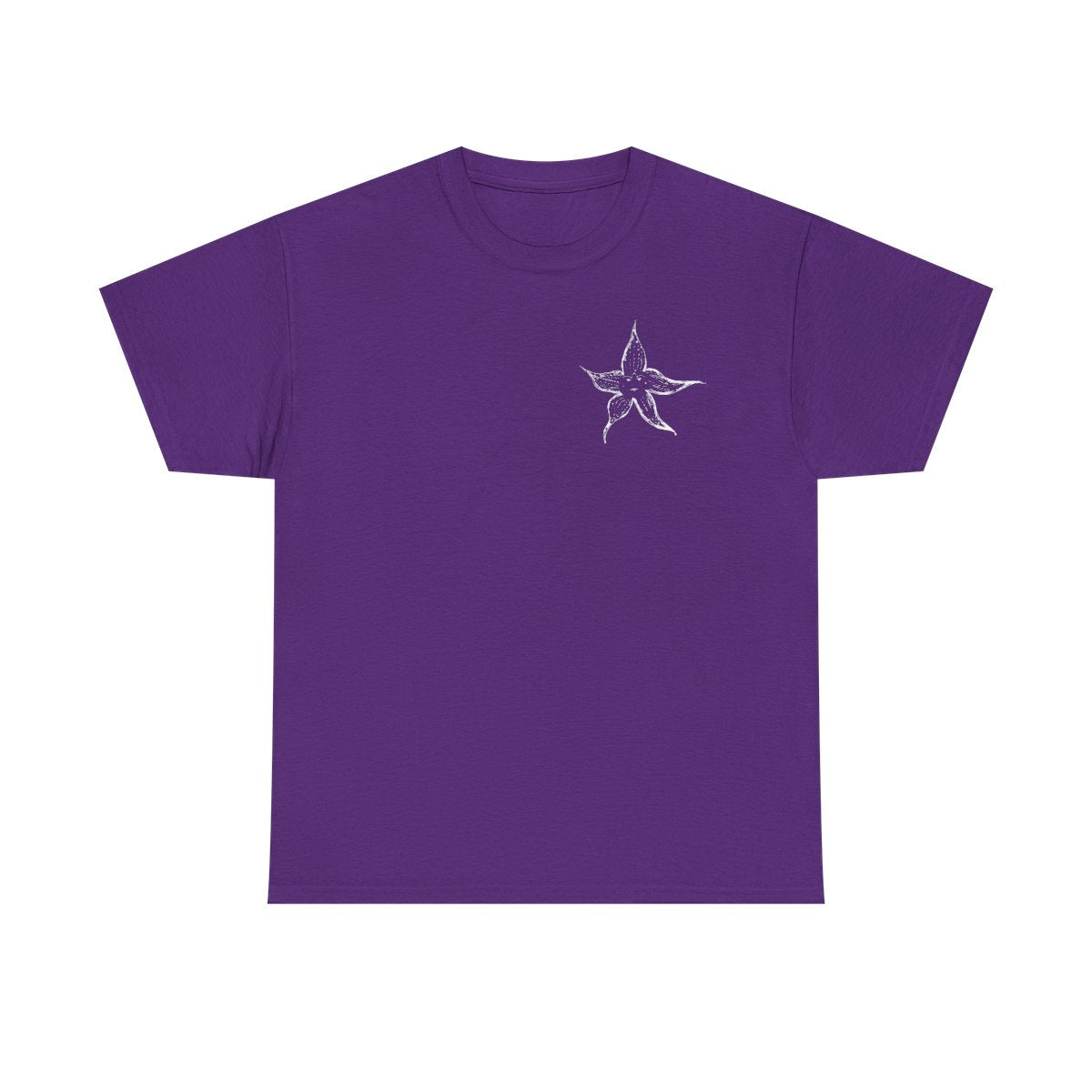 Starfish & Coffee Unisex T-Shirt – Iconic Lyric Back Print with Signature – Starfish Front Design