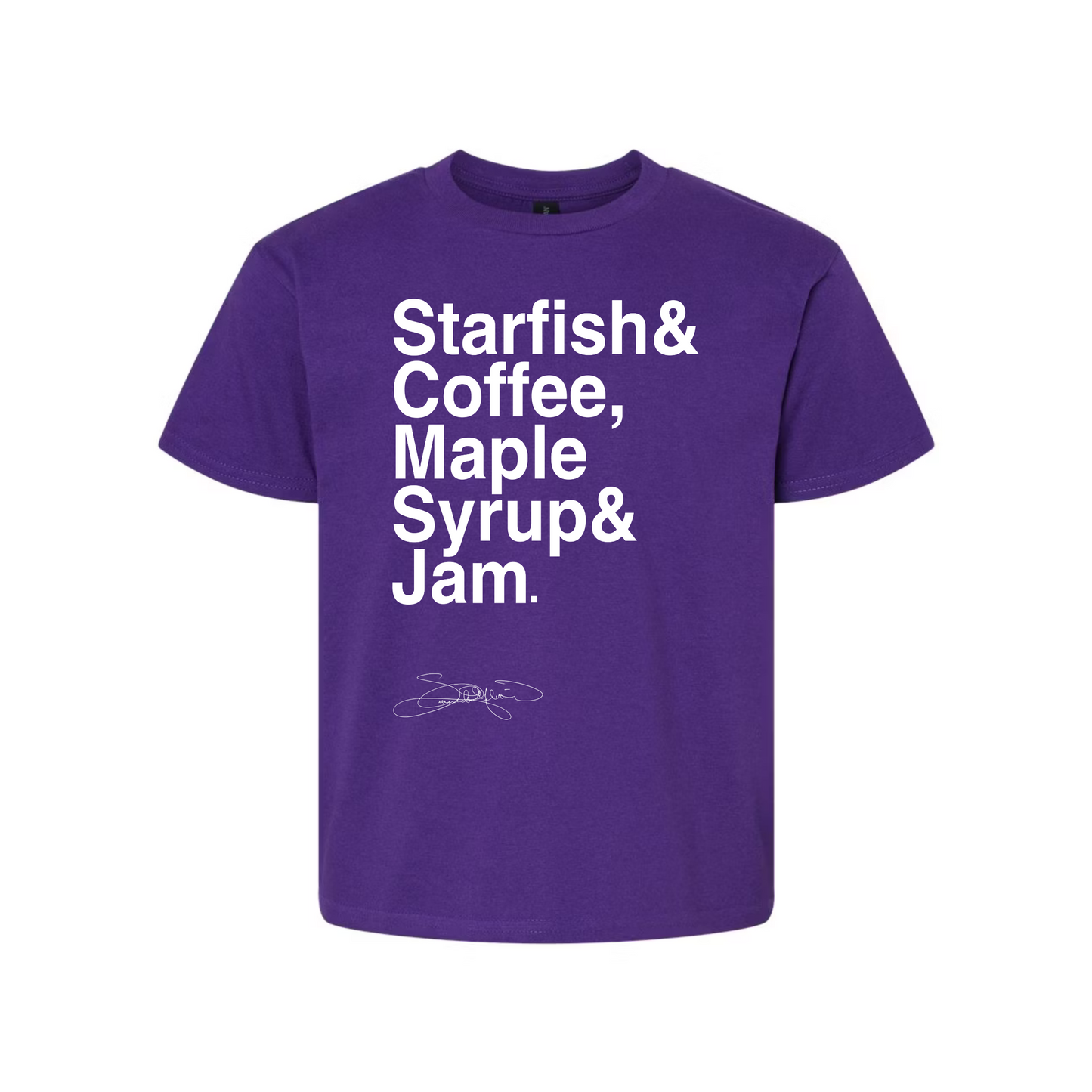 Youth Starfish & Coffee T-Shirt