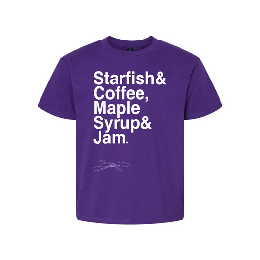 Youth Starfish & Coffee T-Shirt